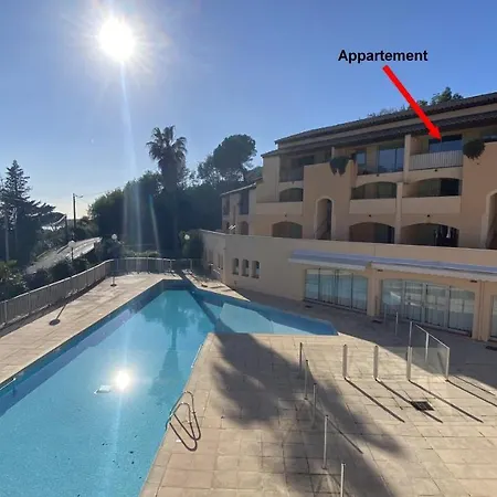Apartment Golfe St Tropez Magique T2 Duplex Vue Mer Piscine, Garage