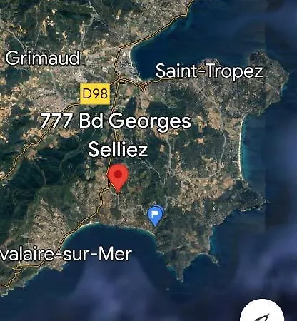 Apartment Golfe St Tropez Magique T2 Duplex Vue Mer Piscine, Garage La Croix-Valmer